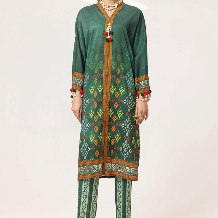 2 Piece Unstitched Printed Lawn Suit TL-52066