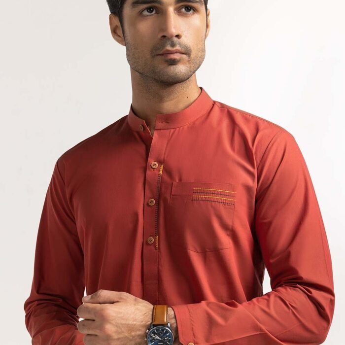 Crimson Red Styling Kurta KR-STY24-014