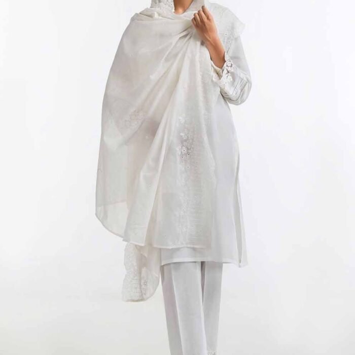 Embroidered Lawn Dupatta DP-42002