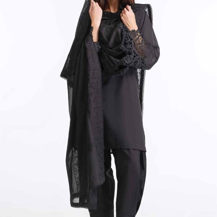 Embroidered Lawn Dupatta DP-42003