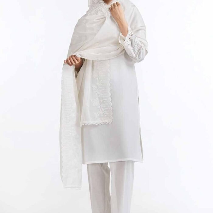 Embroidered Lawn Dupatta DP-42004