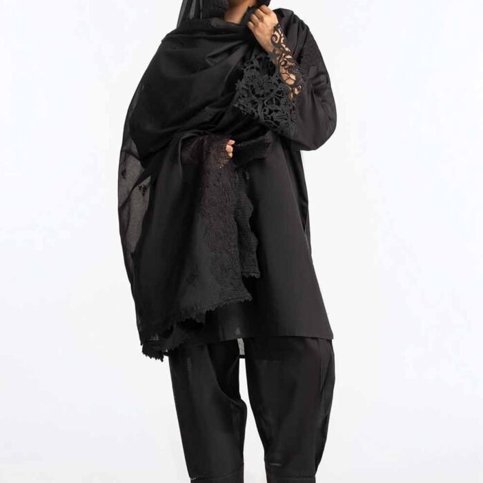 Embroidered Lawn Dupatta DP-42006