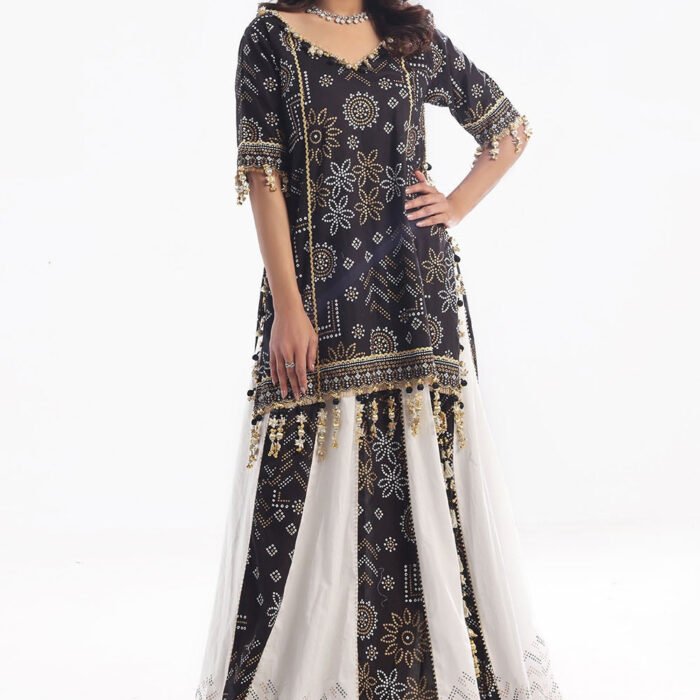 2 Piece Unstitched Gold Lacquer Printed Lawn Suit TL-52034