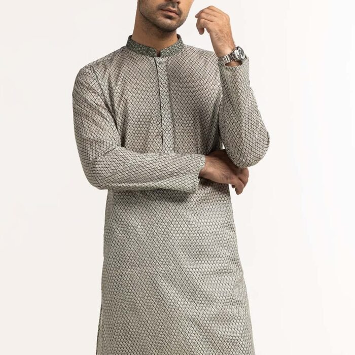 Green Embroidered Kurta KR-EMB24-035