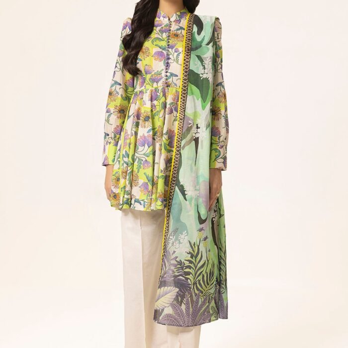 2 Piece Unstitched Printed Lawn Suit TL-52097