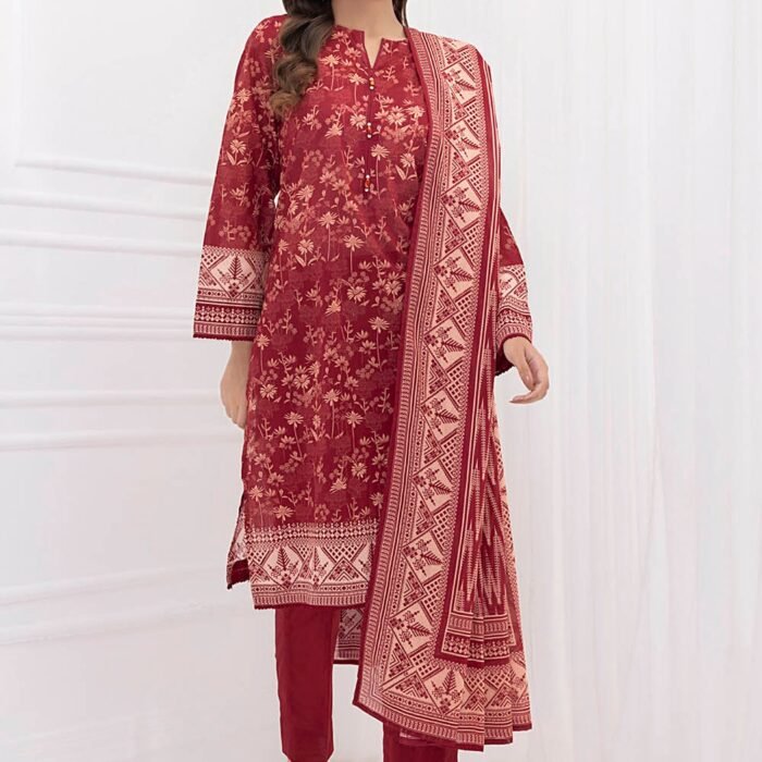 3 Piece Unstitched Printed Lawn Suit CLP-52067