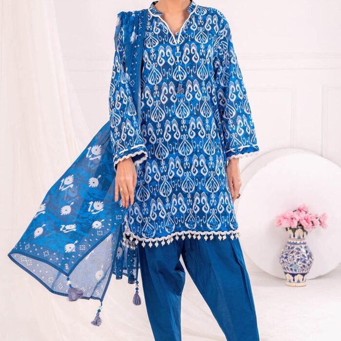 3 Piece Unstitched Printed Lawn Suit SD-52143