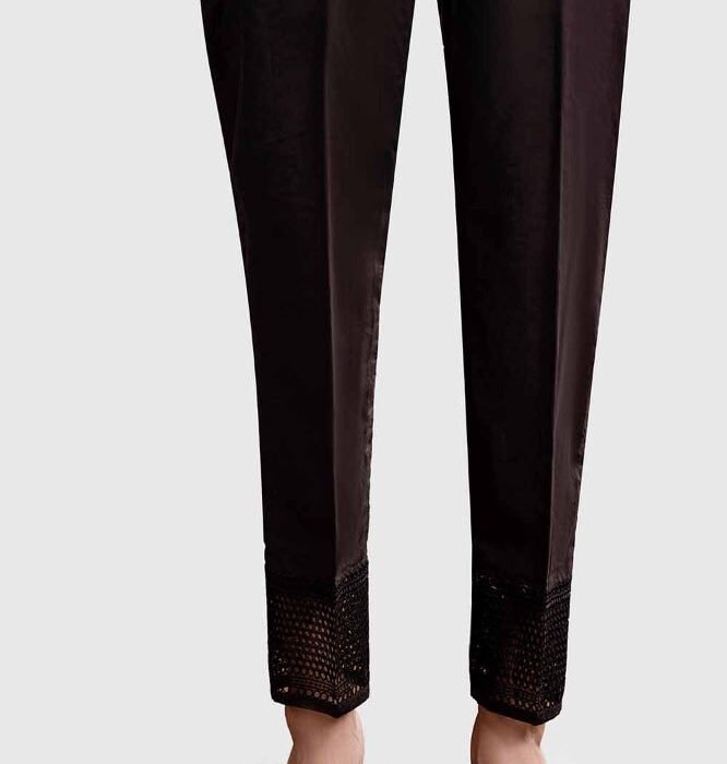 Unstitched Embroidered Cambric Trouser TR-42009